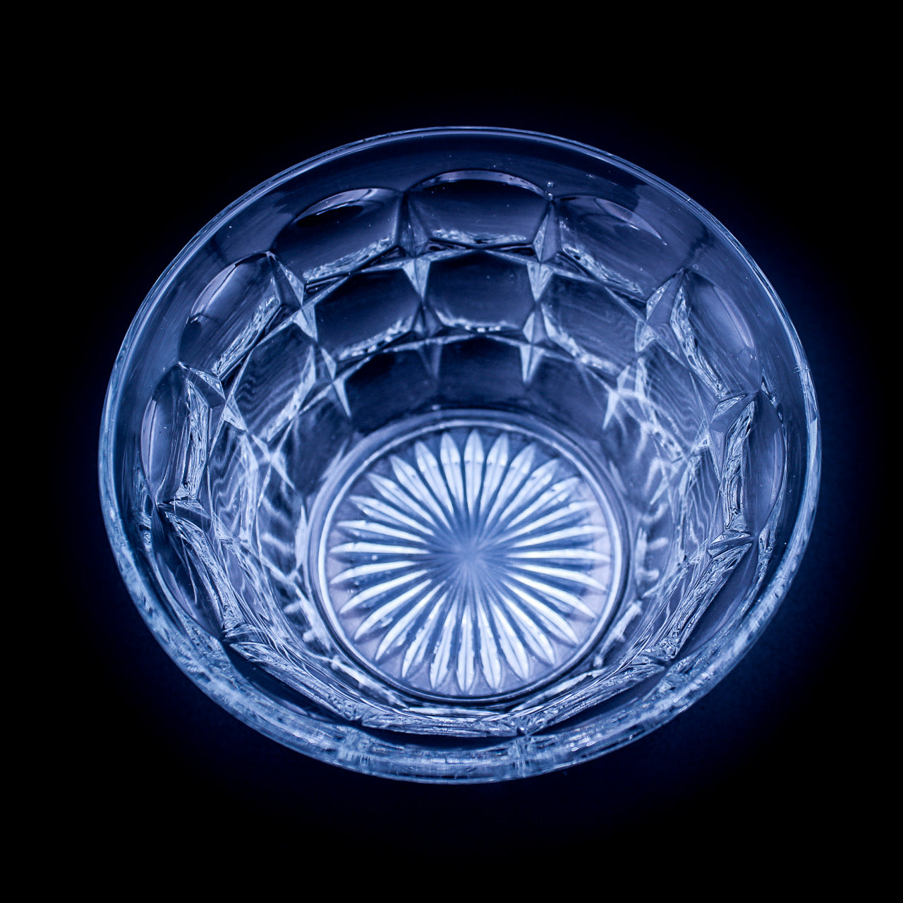 Indiana Glass Constellation Clear Glass Mayonnaise Bowl — 1960s