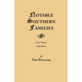 Notable Southern Families. Volume IV - Paperback
