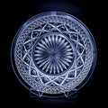 Imperial Glass Cape Cod Clear Glass Plate — 6.5" Diamond‑Point Design