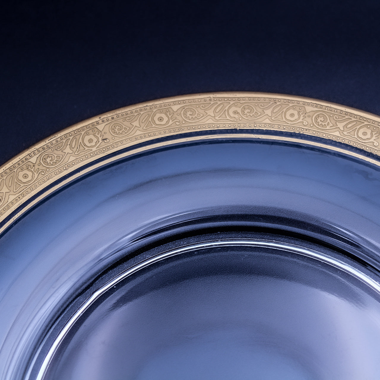 Gold‑Rimmed Tiffin Franciscan Small Plates — Set of 5