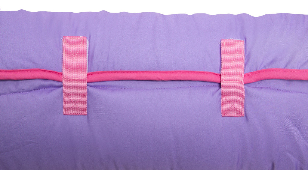 NoJo Little Princess Toddler Nap Mat - Includes Attached Pillow and Fleece Blanket