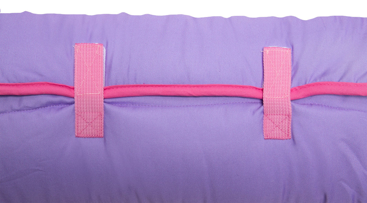 NoJo Little Princess Toddler Nap Mat - Includes Attached Pillow and Fleece Blanket