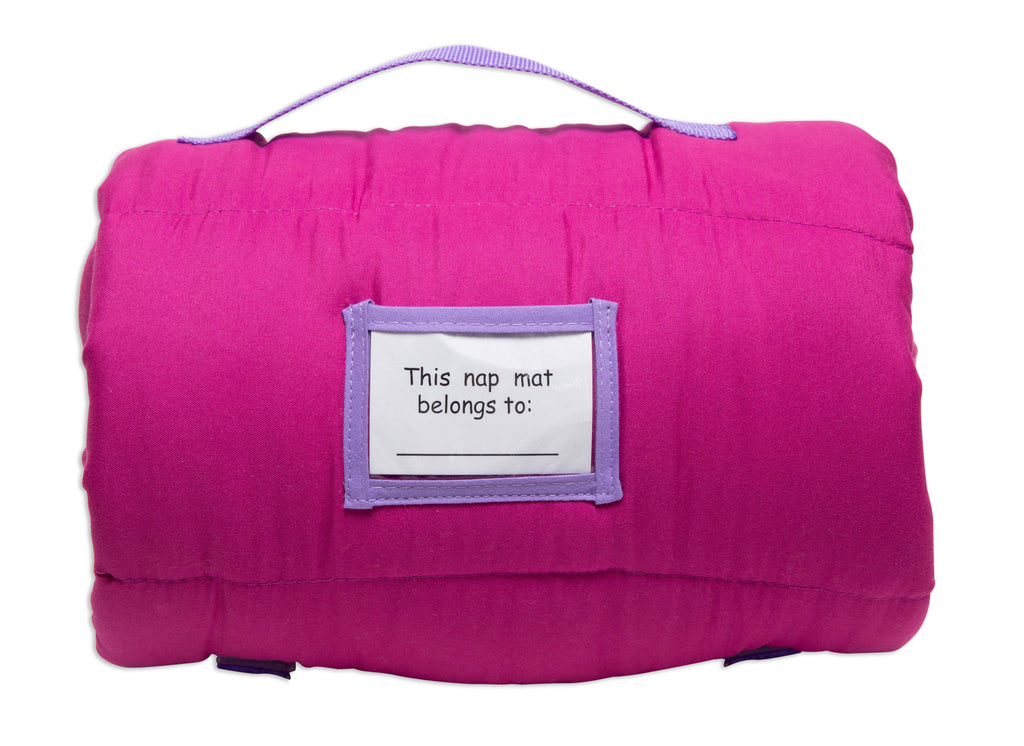 NoJo Mermaid Toddler Nap Mat - Includes Attached Pillow and Fleece Blanket