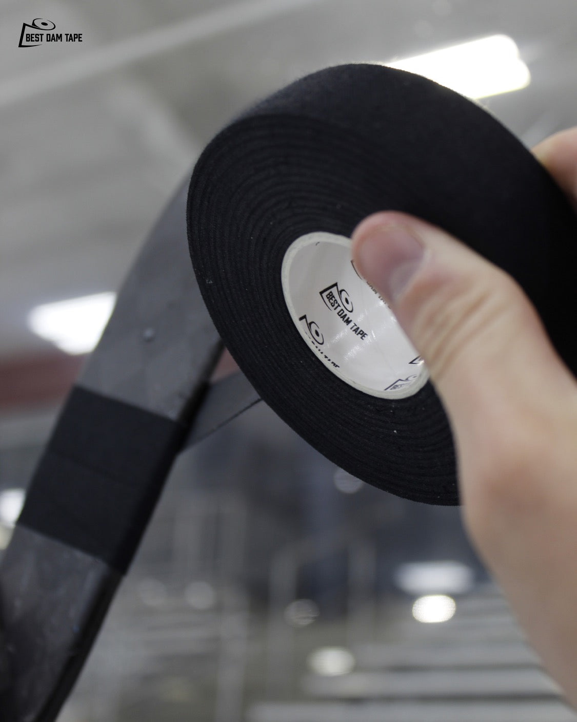 Best Dam Cloth Hockey Tape – Black (1" x 82 ft)