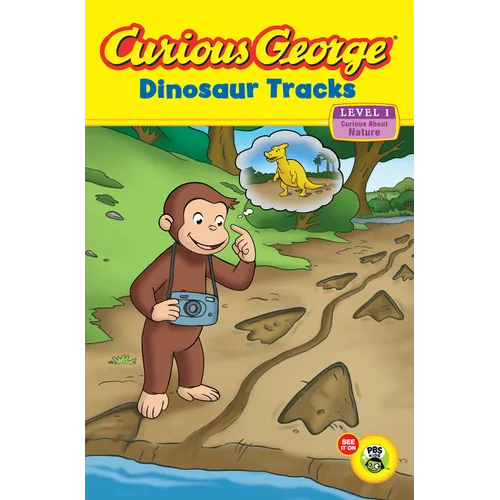 Curious George Dinosaur Tracks - Paperback