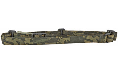 Blue Force Gear Vickers Sling -  2-Point Combat Sling -  Black -  Molded Acetal Adjuster -  No Quick Release -  Attached with TriGlide instead of Loop Lock