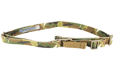 Blue Force Gear Vickers Sling -  2-Point Combat Sling -  Black -  Molded Acetal Adjuster -  No Quick Release -  Attached with TriGlide instead of Loop Lock