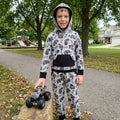 Long sleeves trucks flag hoodie pants boys clothing set