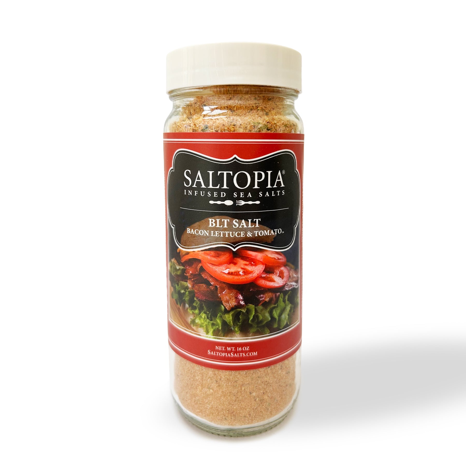 BLT Salt: BACON. LETTUCE. TOMATO.