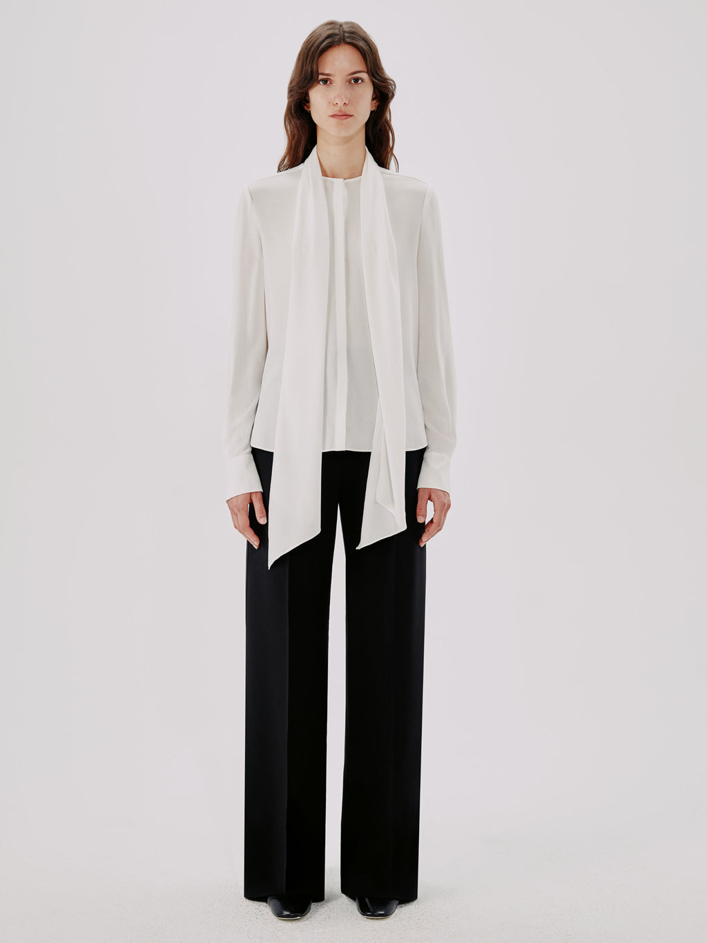 Bow Blouse | White