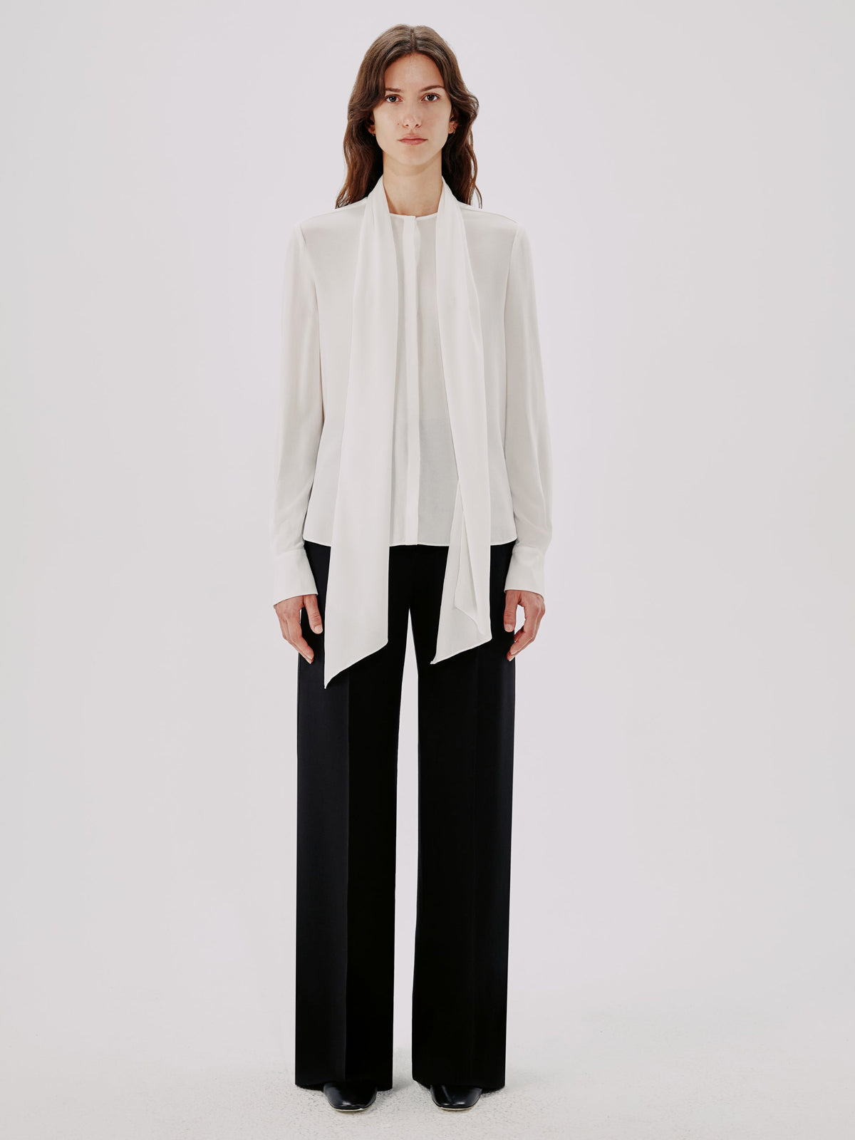 Bow Blouse | White