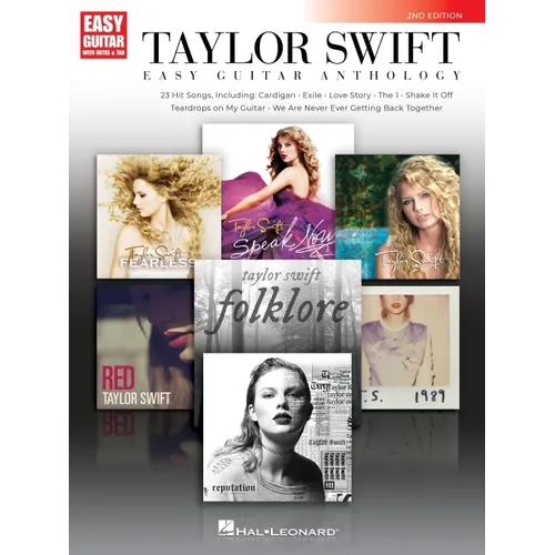 Taylor Swift - Easy Guitar Anthology 2nd Edition (Easy Guitar with Notes & Tab) Guitar Song Books - Paperback
