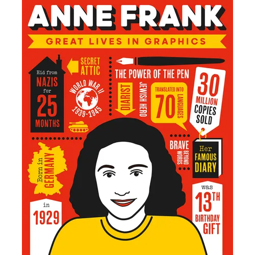 Great Lives in Graphics: Anne Frank - Hardcover