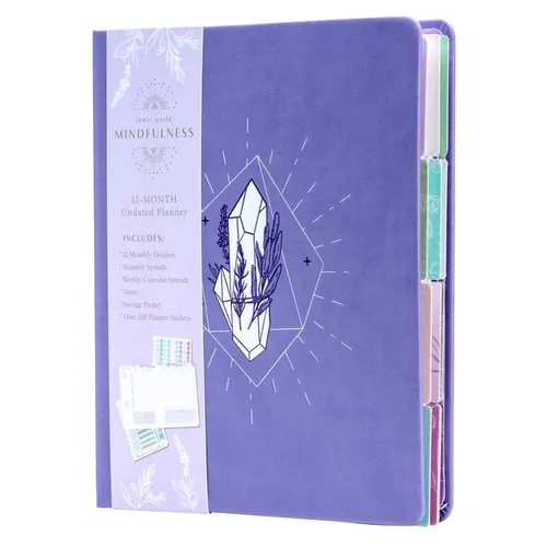 Mindfulness 12-Month Undated Planner - Spiral