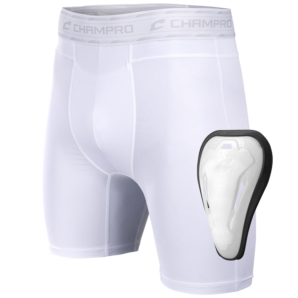 CHAMPRO BASEBALL TAKE-OUT COMPRESSION SHORT WITH CUP