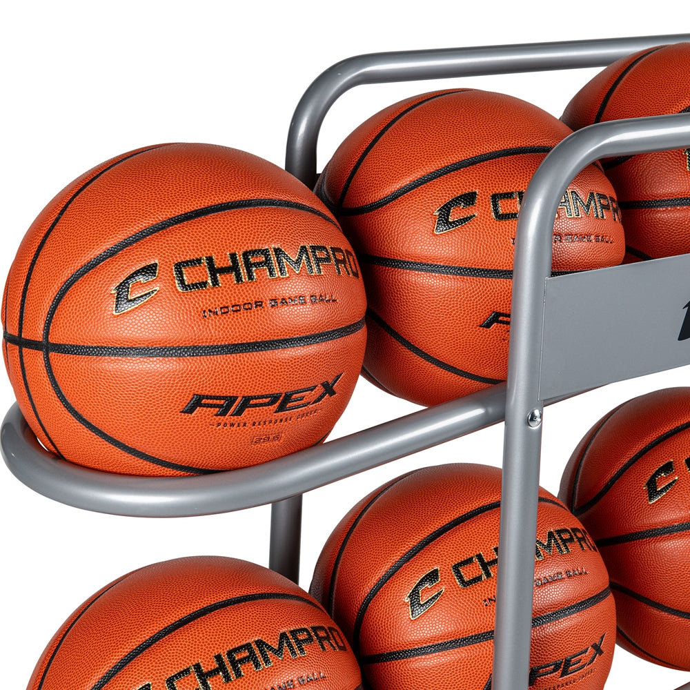 CHAMPRO BASKETBALL 15 BALL PROFESSIONAL BALL RACK