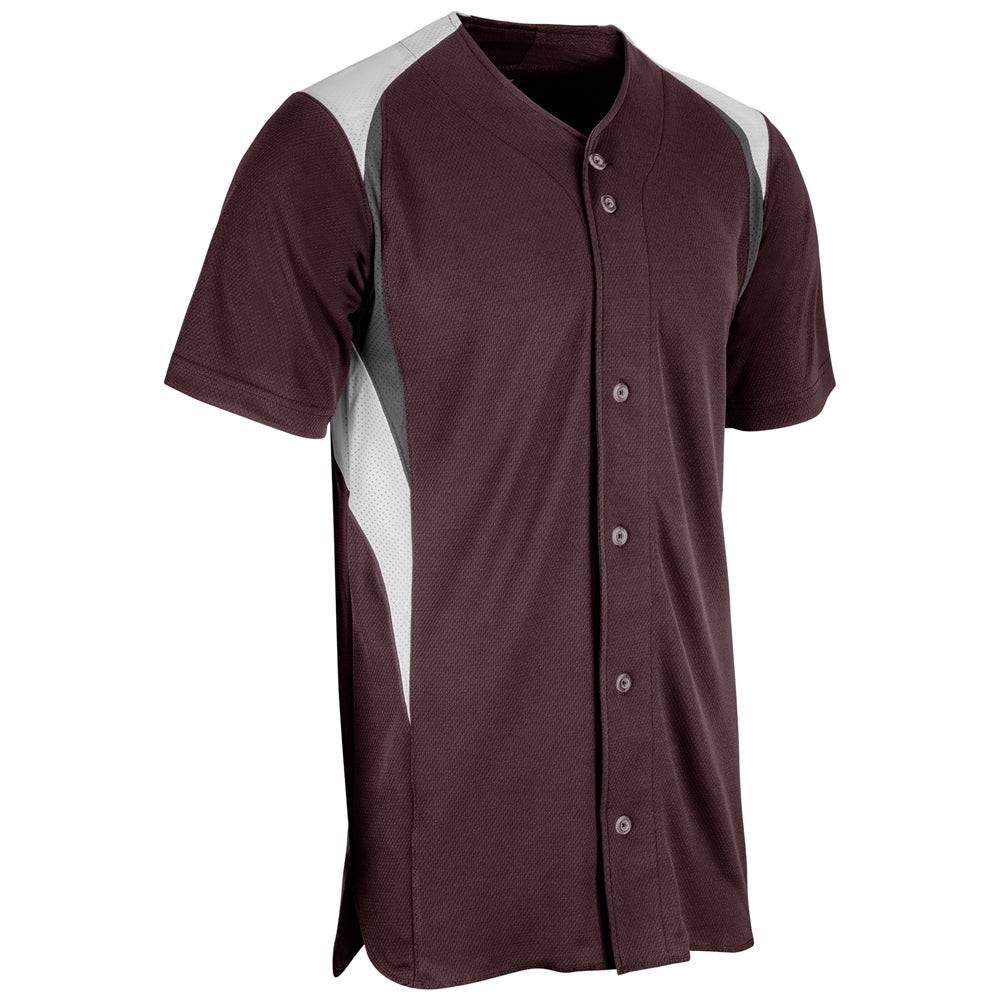 CHAMPRO BASEBALL BULL PEN FULL BUTTON JERSEY