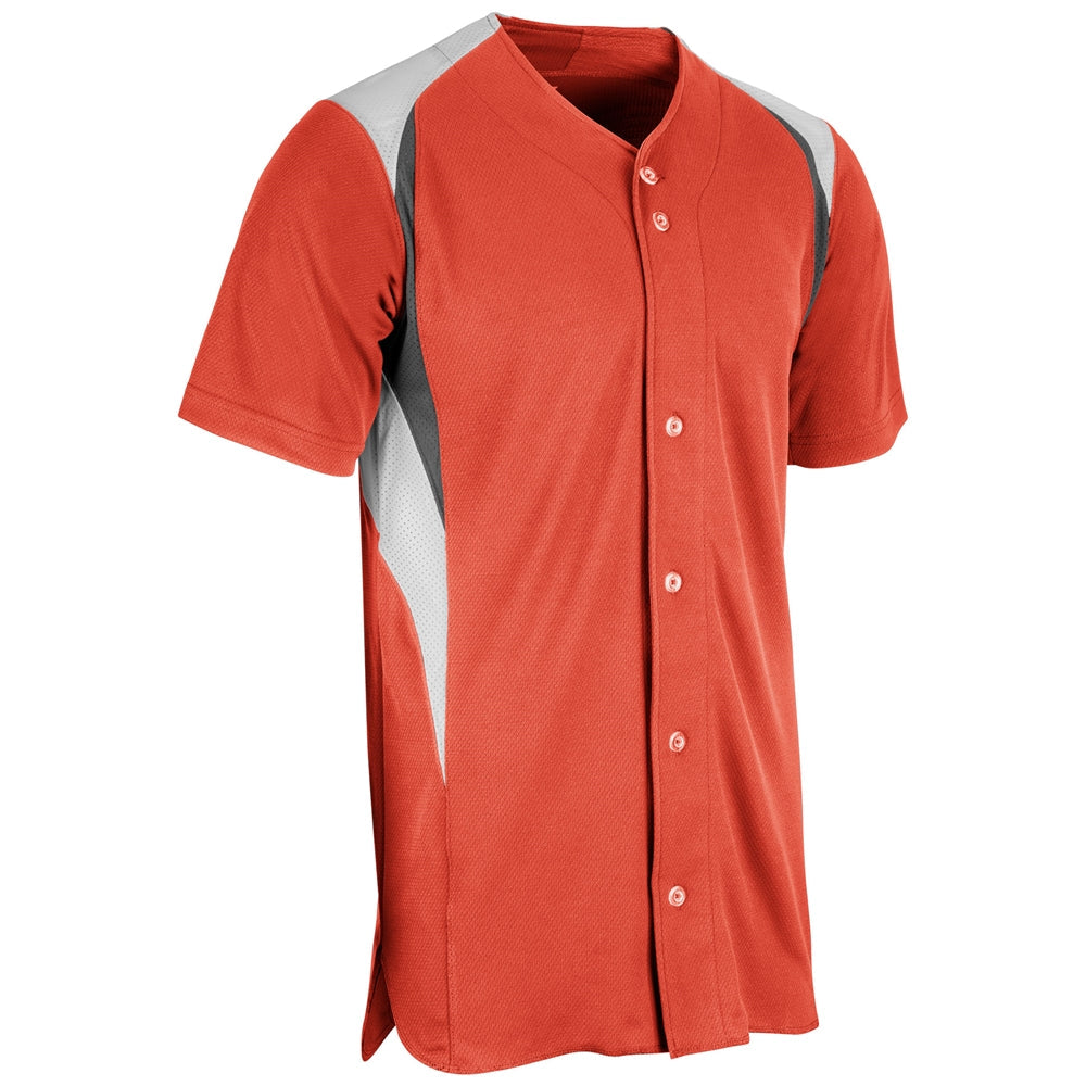 CHAMPRO BASEBALL BULL PEN FULL BUTTON JERSEY