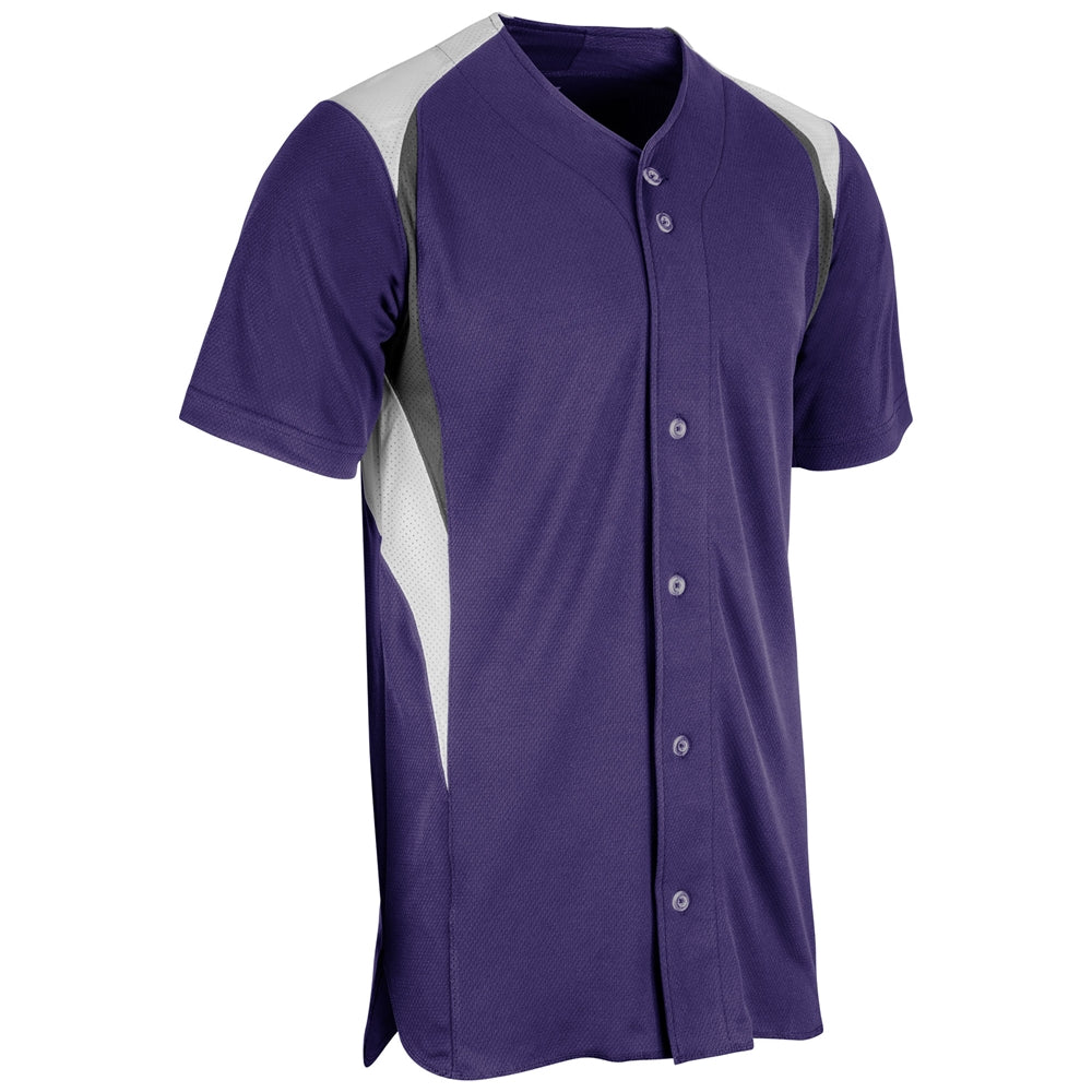 CHAMPRO BASEBALL BULL PEN FULL BUTTON JERSEY