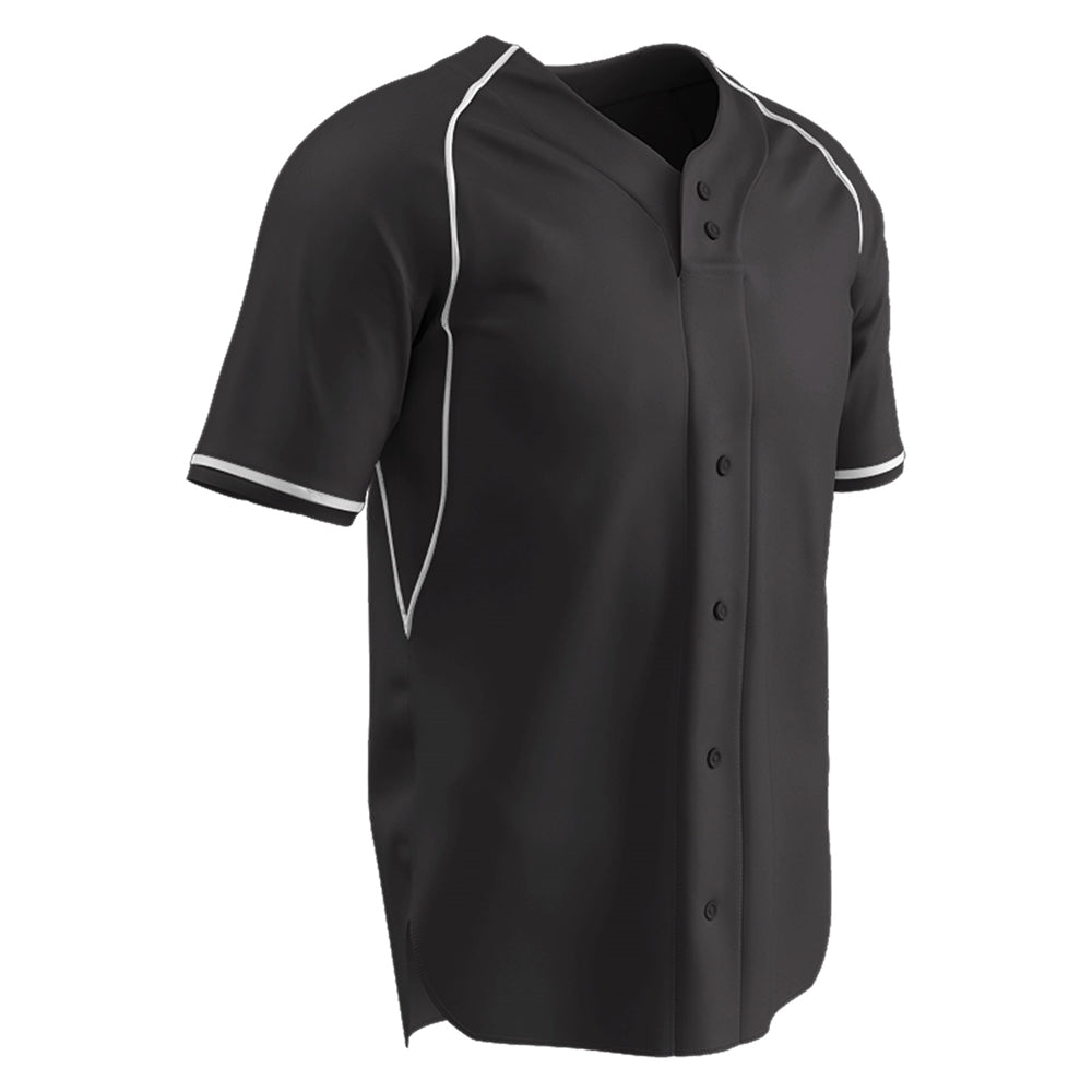 CHAMPRO BASEBALL CYCLE DRI-GEAR 2 BUTTON FAUX JERSEY
