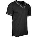 CHAMPRO HEATER 2-BTTN PIPED BASEBALL JERSEY