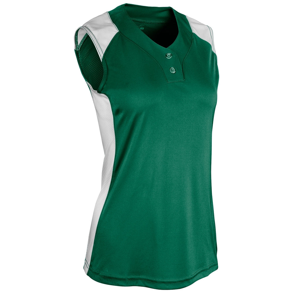 CHAMPRO FASTPITCH INFINITE 2-BUTTON SLEEVELESS JERSEY