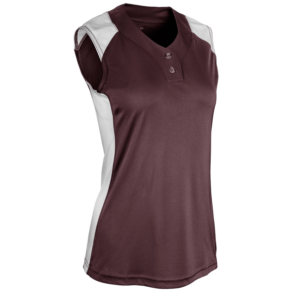 CHAMPRO FASTPITCH INFINITE 2-BUTTON SLEEVELESS JERSEY