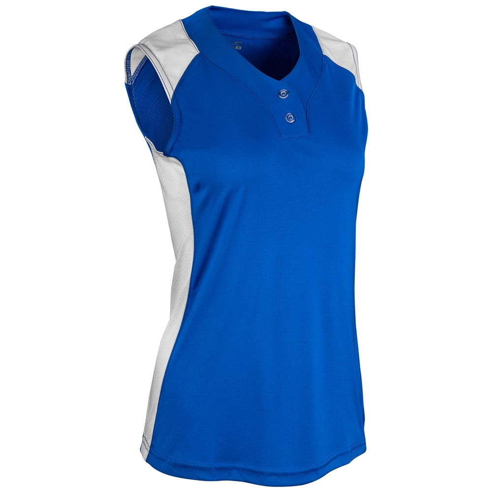CHAMPRO FASTPITCH INFINITE 2-BUTTON SLEEVELESS JERSEY
