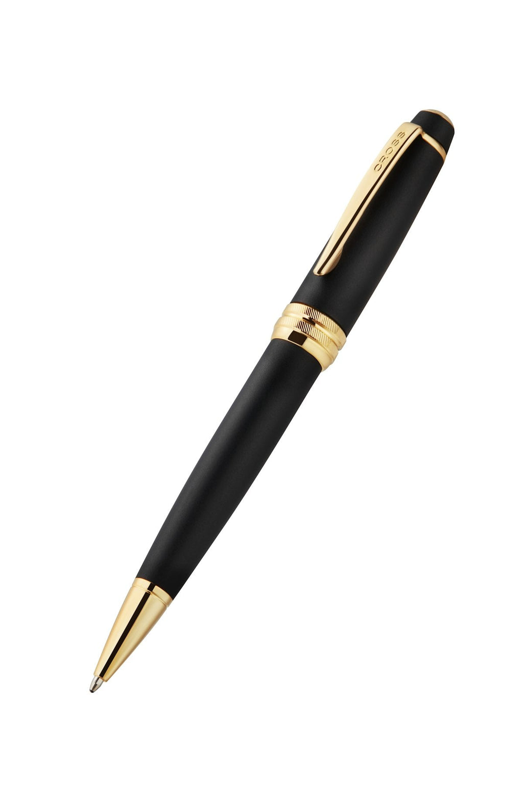 Bailey™ Matte Black Lacquer with 23KT Gold PVD Ballpoint Pen