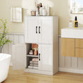 Bathroom Cabinet 43.5 inch Storage Cabinet with Doors and Adjustable Shelves