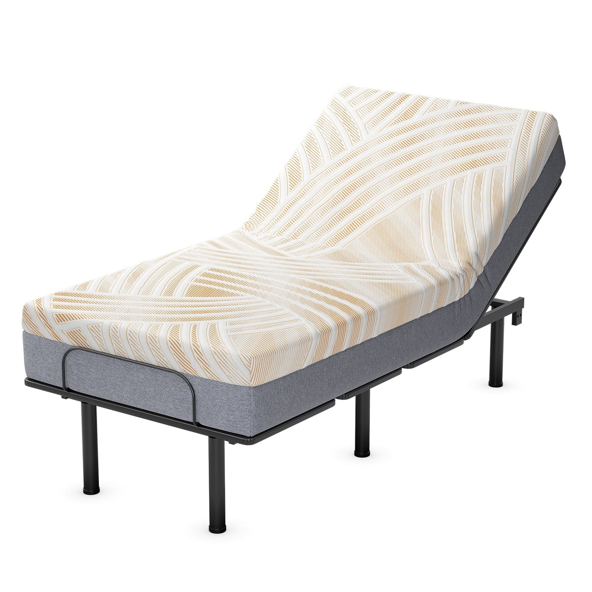 Bed Mattress Memory Foam Twin Size with Jacquard Cover for Adjustable Bed Base