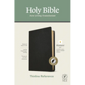 NLT Thinline Reference Bible, Filament Enabled Edition (Red Letter, Genuine Leather, Black, Indexed) - Leather