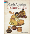 North American Indian Crafts Coloring Book - Paperback
