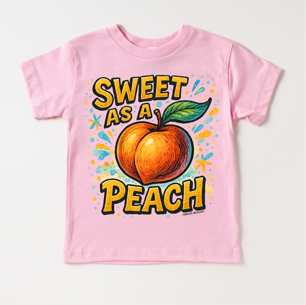 Sweet As A Peach Fruit Shirt - Food Pun Tee