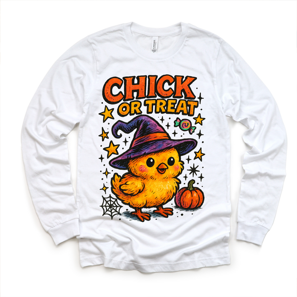 Chick Or Treat Chicken Halloween Shirt - Halloween Tee