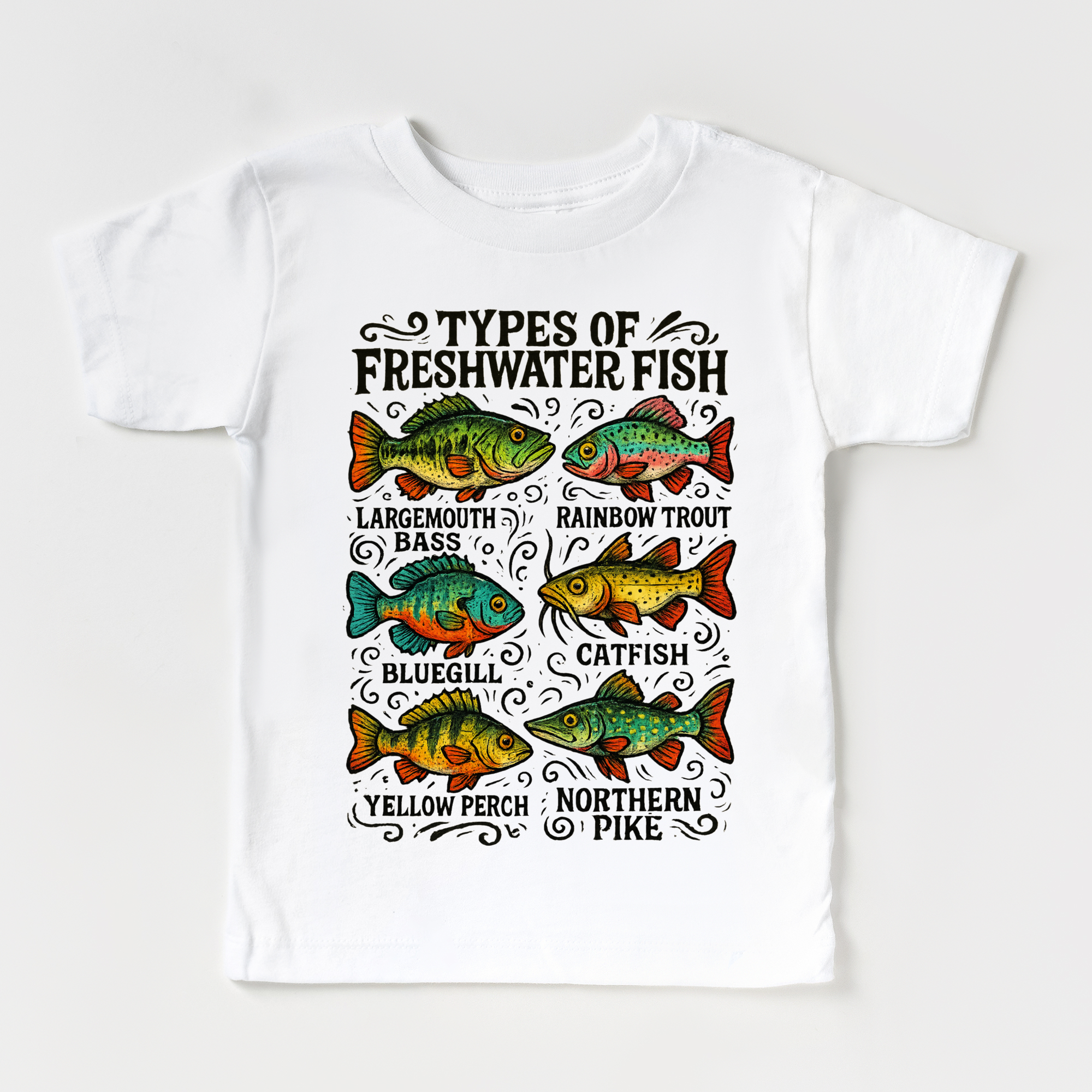 Types Of Freshwater Fish Shirt - Fishing Tee