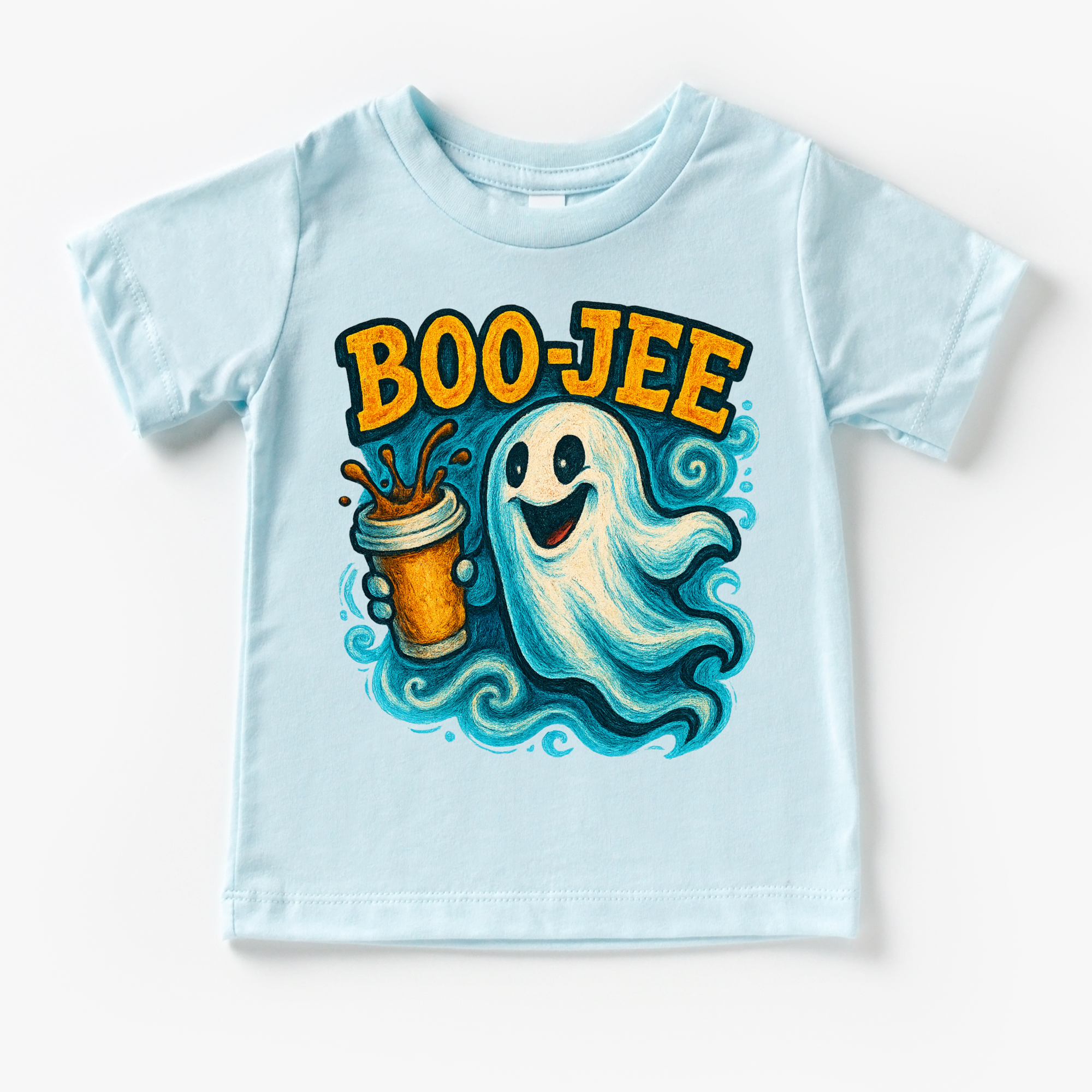 Boo-Jee Ghost Coffee Halloween Shirt - Halloween Tee