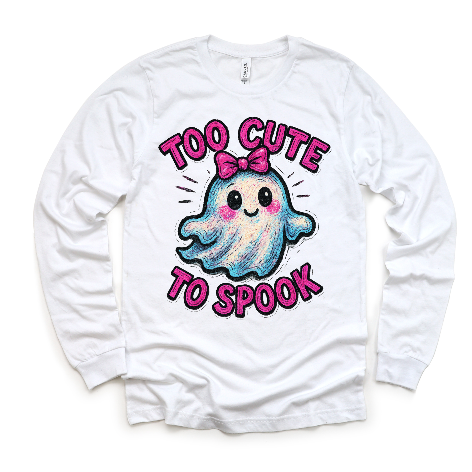 Too Cute To Spook Halloween Shirt - Girls Halloween Tee
