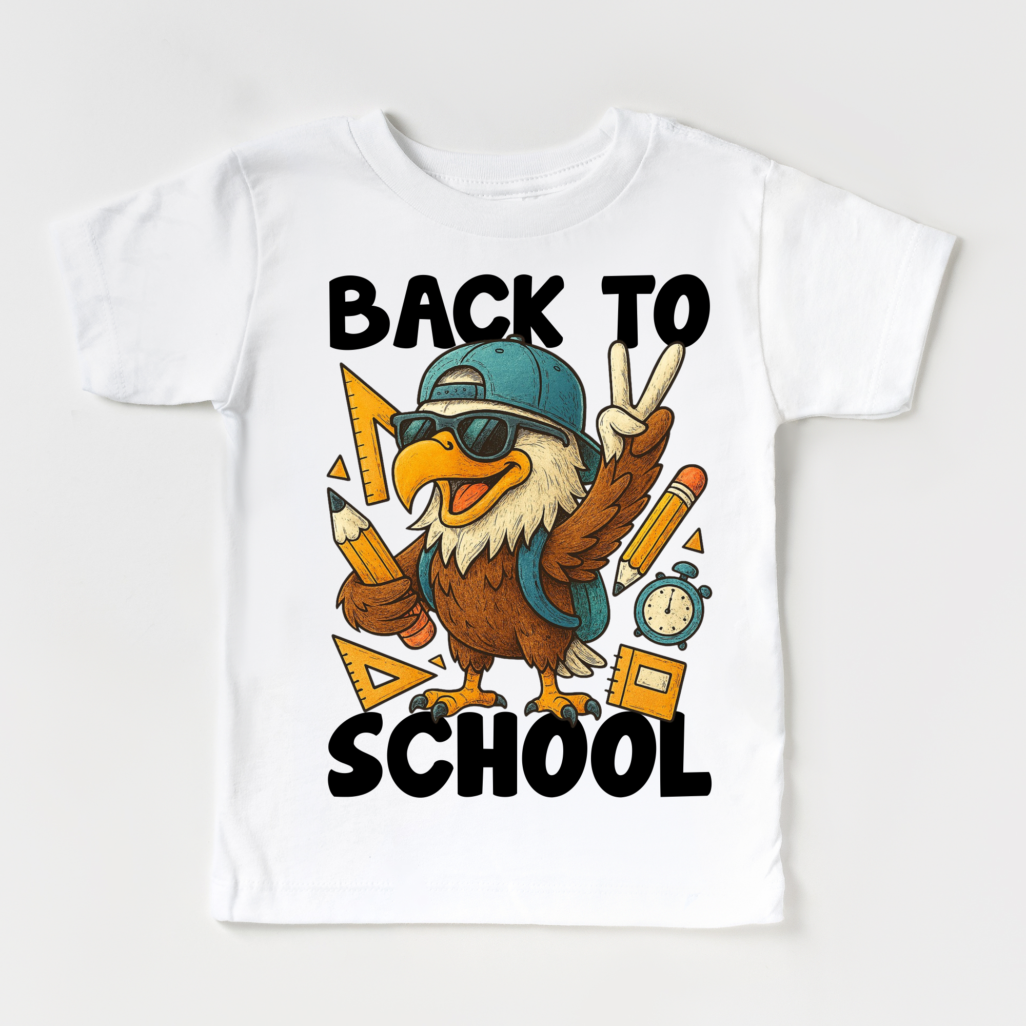 Back To School Eagle Mascot Shirt - Back To School Tee