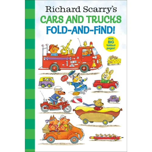 Richard Scarry's Cars and Trucks Fold-And-Find! - Hardcover