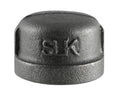 Black 1" Cap