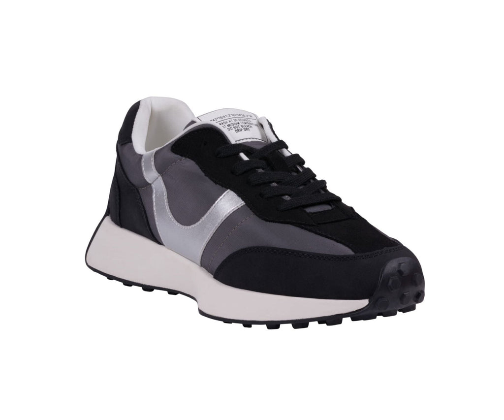 Women's Howell Black Lace-Up Sneakers