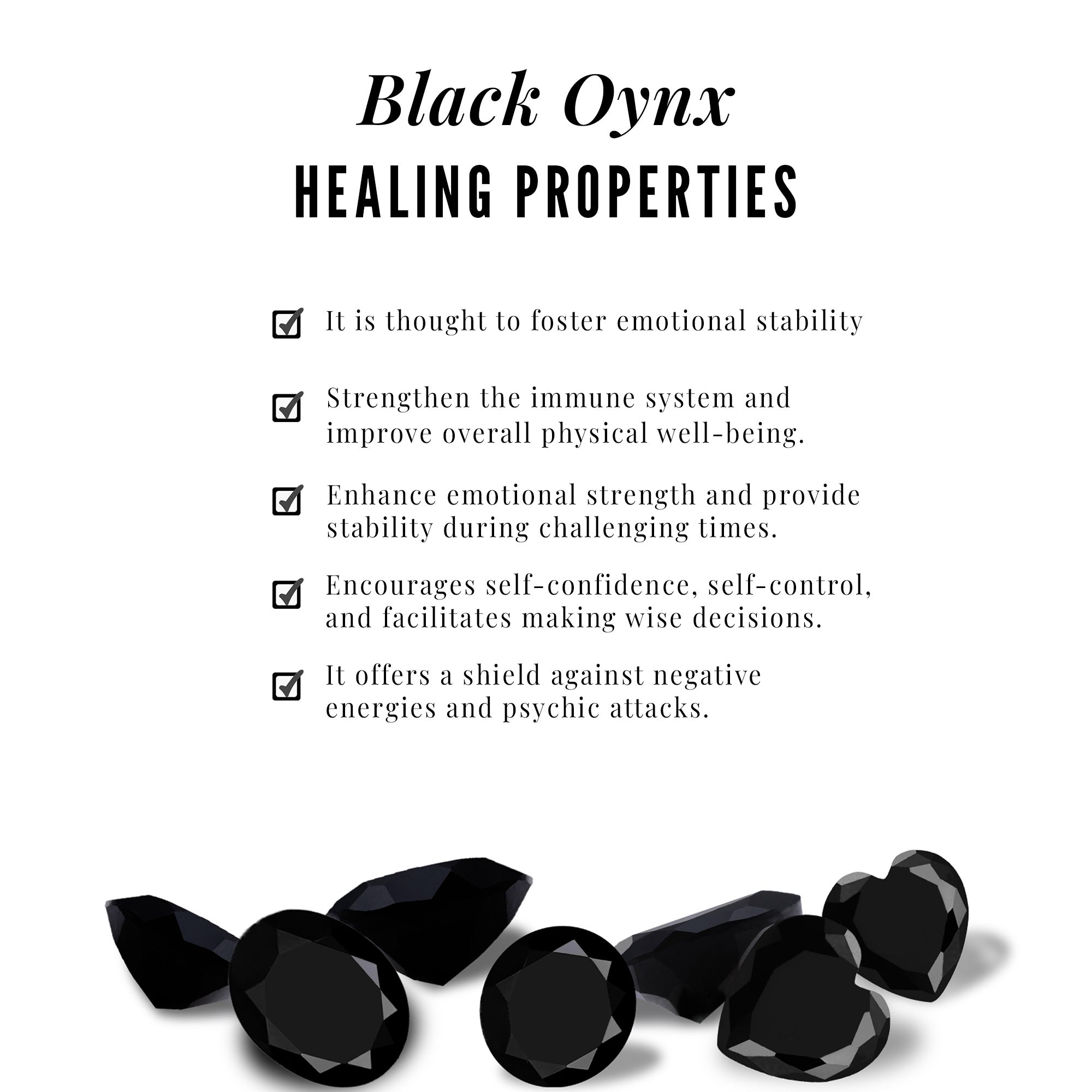 Natural 4.2 Carat Cushion Cut Black Onyx Earrings with Screw Back