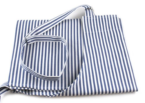Blue Striped Apron