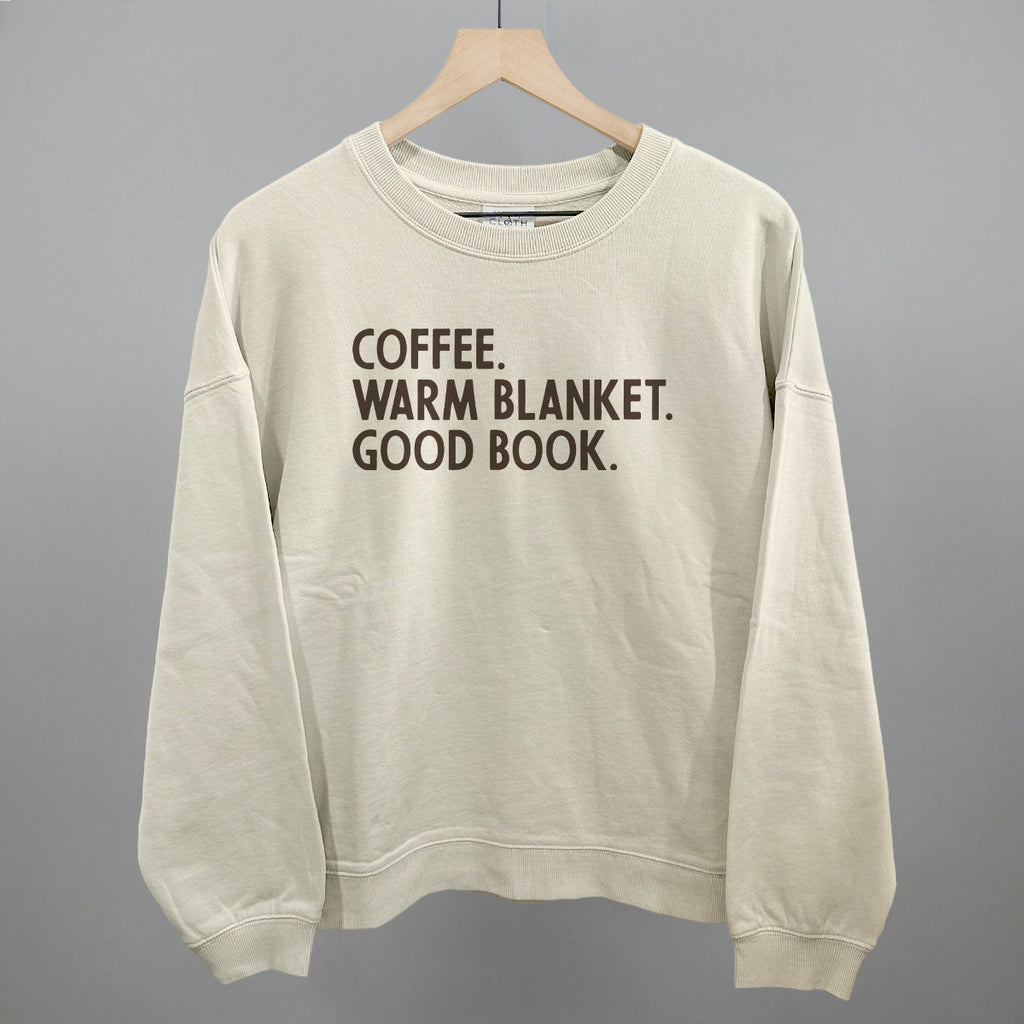 Coffee Warm Blanket Good Book