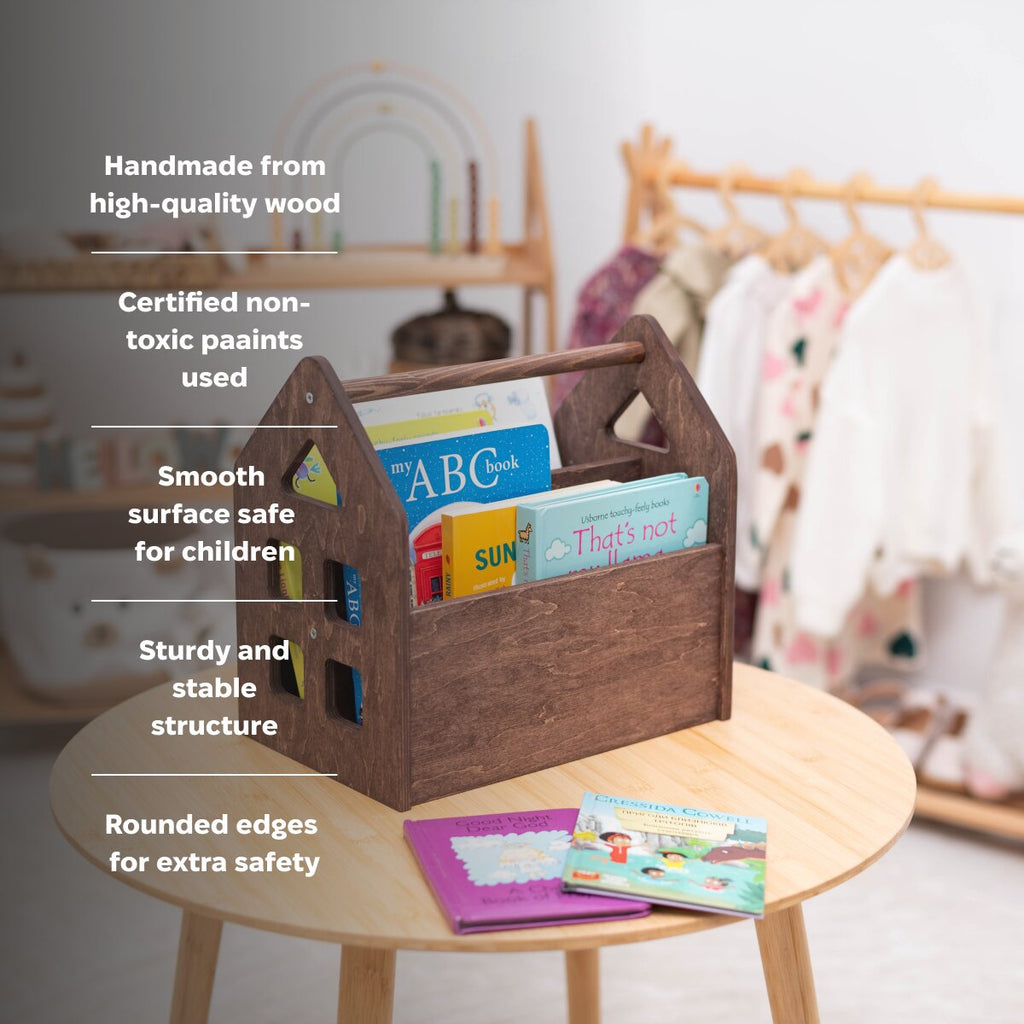 Color Montessori Book Shelves