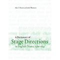 A Dictionary of Stage Directions in English Drama 1580-1642 - Paperback