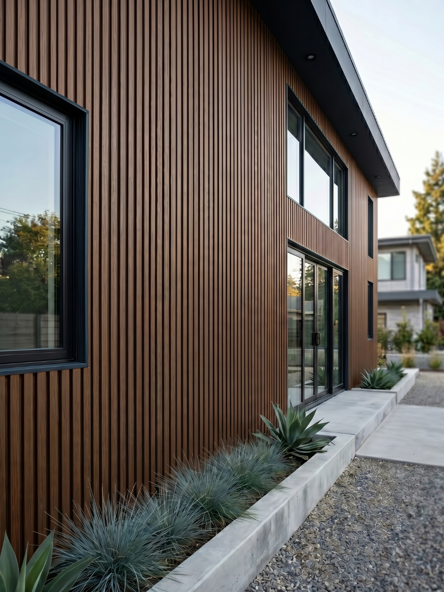 Brown Composite Wide Exterior Cladding | 5 PC/Box (32.7 sq.ft)