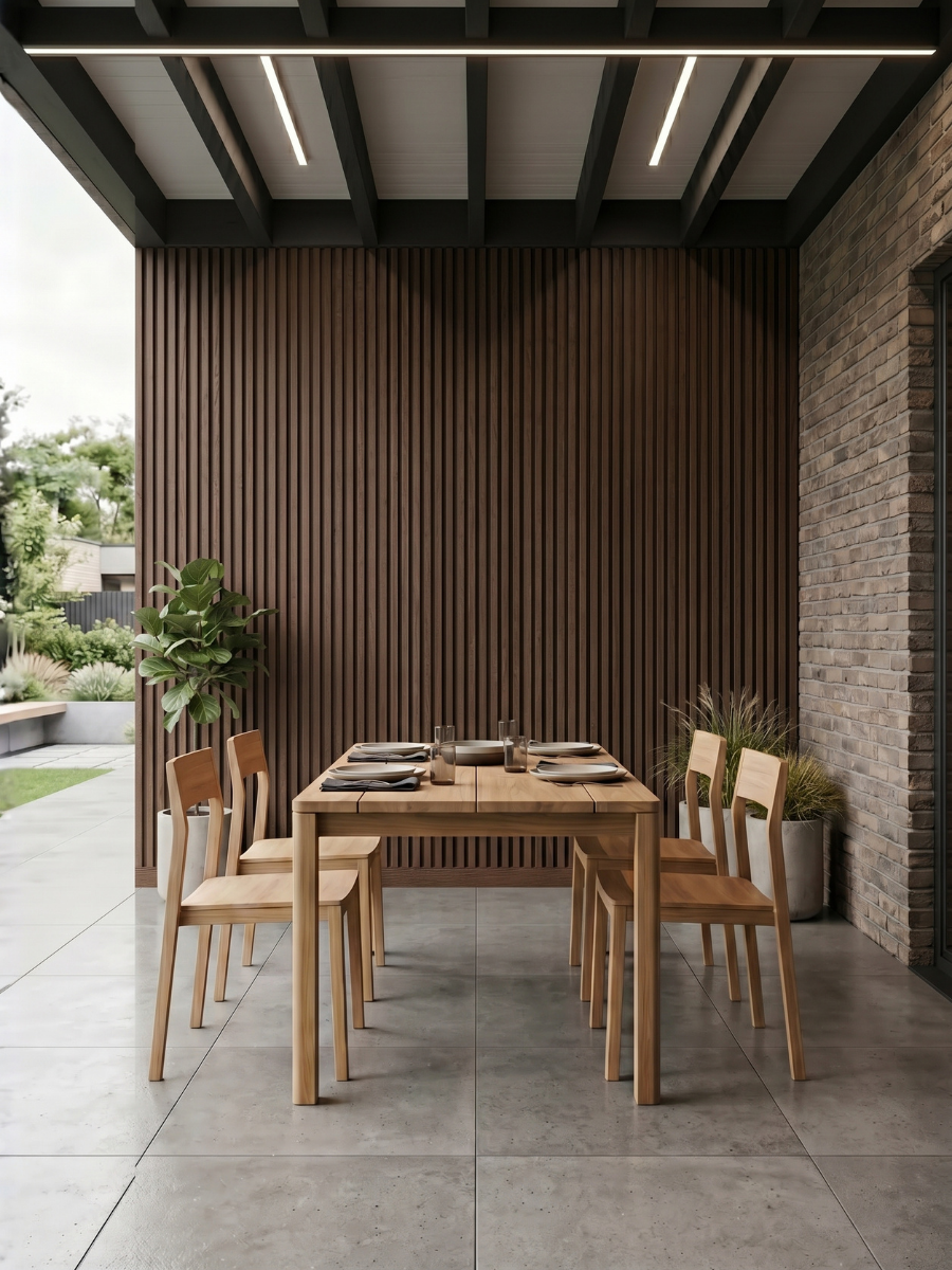 Brown Composite Wide Exterior Cladding | 5 PC/Box (32.7 sq.ft)