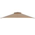 10 x 12 Feet Gazebo Replacement Top with Air Vent and Drainage Holes